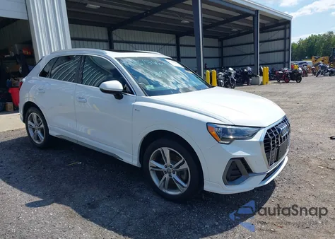 2019 Audi Q3 2.0T S Line Premium из США, поврежденный, VIN WA1DECF33K1083324